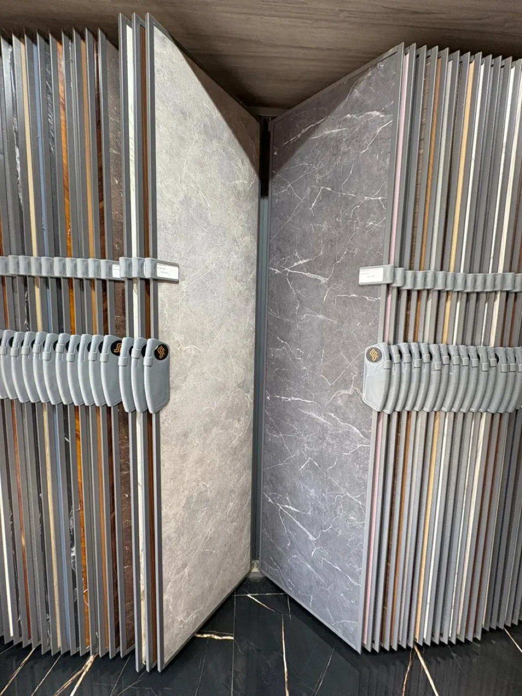Laminate sample racks at Sri Sri Plywoods